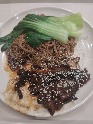 Vegan meal at Nyonya Vege in Kuala Lumpur