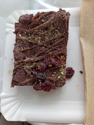 Veganer Brownie at Urban Coffee in Regensburg