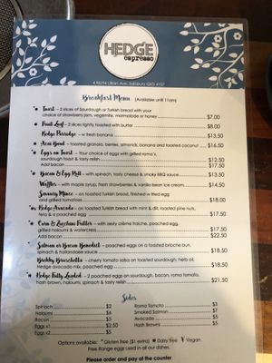   at Hedge Espresso in Salisbury