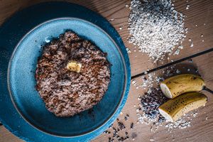 OverNightOats Schoko-Banane (vegan) at Fit & Fröhlich  in Herrenberg