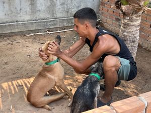 Billy one of the founders   at Animals Of Our World Sanctuary in Siem Reap