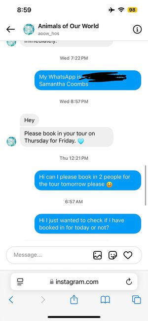   at Animals Of Our World Sanctuary in Siem Reap