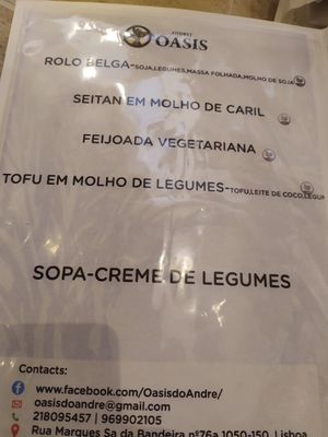  at Oasis Vegetariano - Marques de Sa da Bandeira in Lisbon