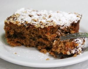 Carrot cake was very fulfilling.  at Oasis Vegetariano - Marques de Sa da Bandeira in Lisbon