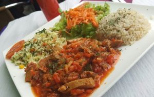 seitan bolonhese at Oasis Vegetariano - Marques de Sa da Bandeira in Lisbon