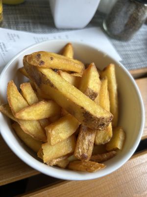 Pommes frites   at Grillstüberl in Berchtesgaden