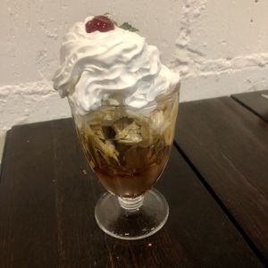 Ice cream sundae.  at Punk Pasta in London