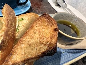 frensh bread (oil & oil)  at Punk Pasta in London