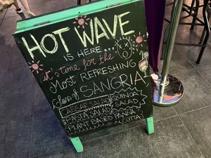 sign  at Punk Pasta in London