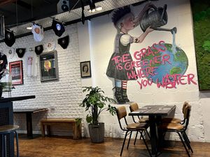 inside  at Punk Pasta in London