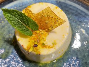 Passionfruit panacotta   at Punk Pasta in London