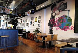 Interior at Punk Pasta in London