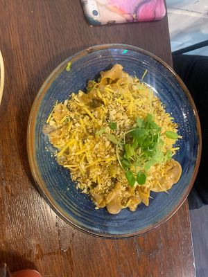 Magic mushroom  at Punk Pasta in London