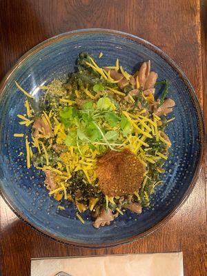 Trio coral pasta  at Punk Pasta in London