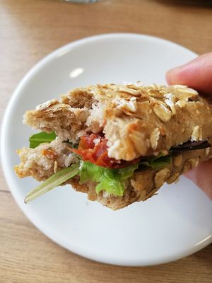 Mini entrepà at La Veggiesseria in Tarragona