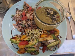 Savory dishes of the brunch - 3.5/5 at Oh K-fée d'Mj in Nantes