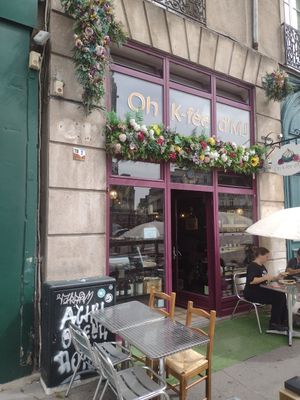 Outside at Oh K-fée d'Mj in Nantes