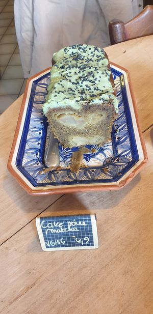 Matcha cake at Oh K-fée d'Mj in Nantes