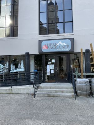   at There and Back Cafe in Sacramento