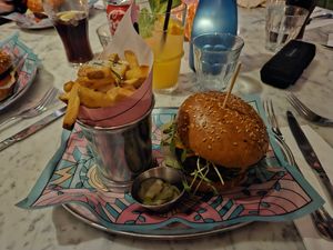 Dirty vegan burger at Bill's in York