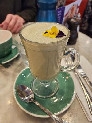Matcha coconut latte at Bill's in York