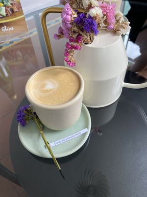 Cute coffee  at Glück in Oaxaca