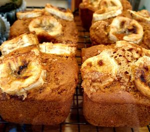 banana muffin at Bgomi in Seoul