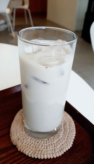 soy milk tea at Bgomi in Seoul