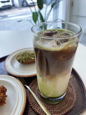 Dirty matcha   at Bgomi in Seoul