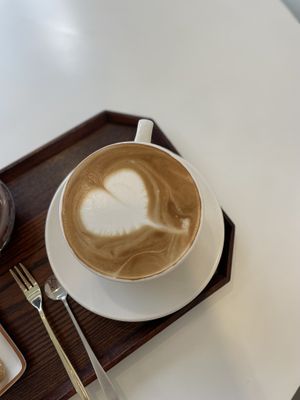 Great hot coffee  at Bgomi in Seoul