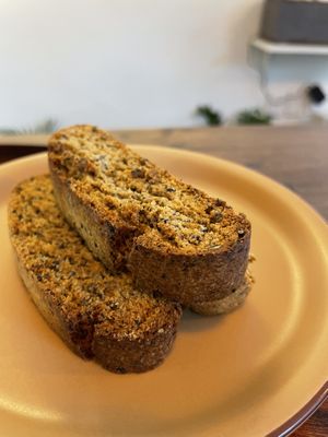 Cantucchini black sesame  at Bgomi in Seoul