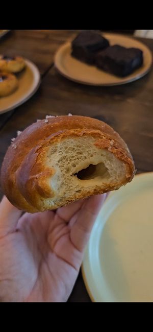 Salt bread at Bgomi in Seoul