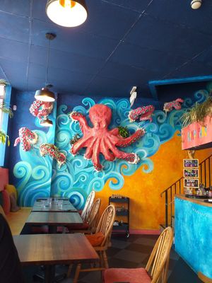 Cheerful surroundings at Kanu Poké in Shrewsbury