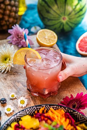 Cocktail at Kanu Poké in Shrewsbury