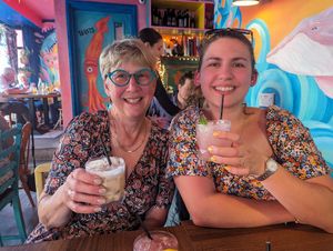 Guests enjoying cocktails at Kanu Poké in Shrewsbury