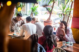 Guests Dining downstairs at Kanu Poké in Shrewsbury