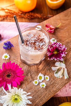 Snow White tropic Cocktail at Kanu Poké in Shrewsbury