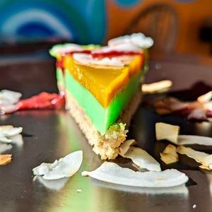 Haupia slice at Kanu Poké in Shrewsbury