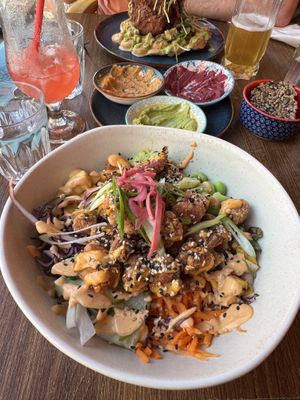 Nuggies poke bowl   at Kanu Poké in Shrewsbury