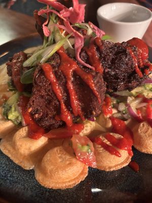Chick n waffle   at Kanu Poké in Shrewsbury