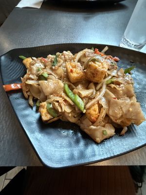 Spicy Noodle with Fried Tofu  at Kiin in San Diego