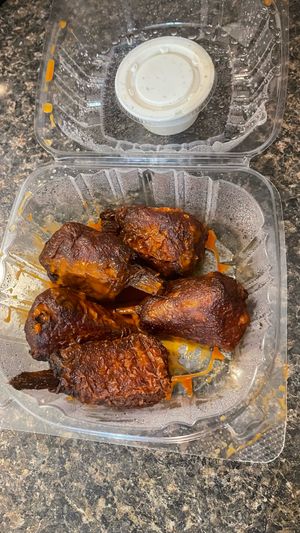 Buffalo wings at Da Guilty Vegan in Cordova