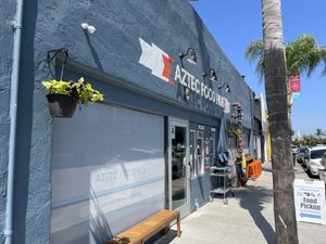 Front of Aztec Food Hub- pick up at window.  at Gorilla Eats Sushi in San Diego