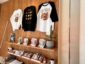 They have cute merchandise sad well  at OVGO B.A.K.E.R. - Meiji st. in Tokyo