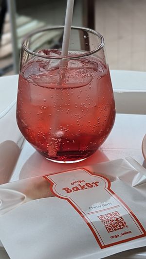 Raspberry Soda at OVGO B.A.K.E.R. - Meiji st. in Tokyo