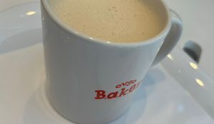 Soy latte  at OVGO B.A.K.E.R. - Meiji st. in Tokyo