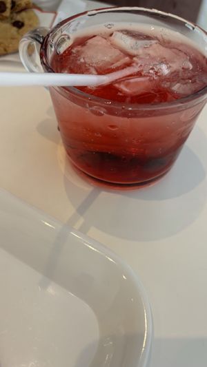 Raspberry soda  at OVGO B.A.K.E.R. - Meiji st. in Tokyo