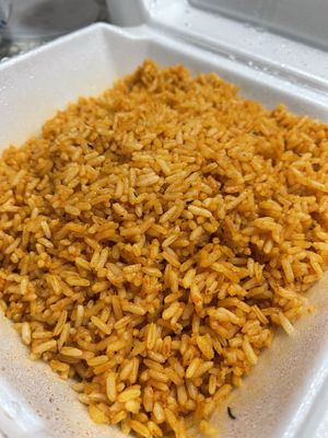 Jollof rice  at African Palace in Florissant