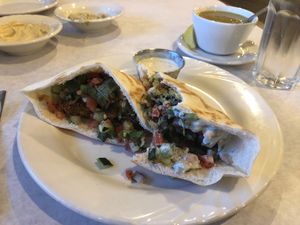 Falafel pita  at Aladdin Pita in Merrillville