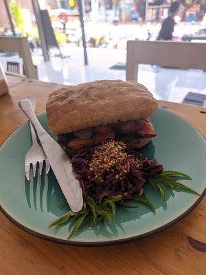 Grilled veggies sandwich at Full-Fill in Koh Lanta